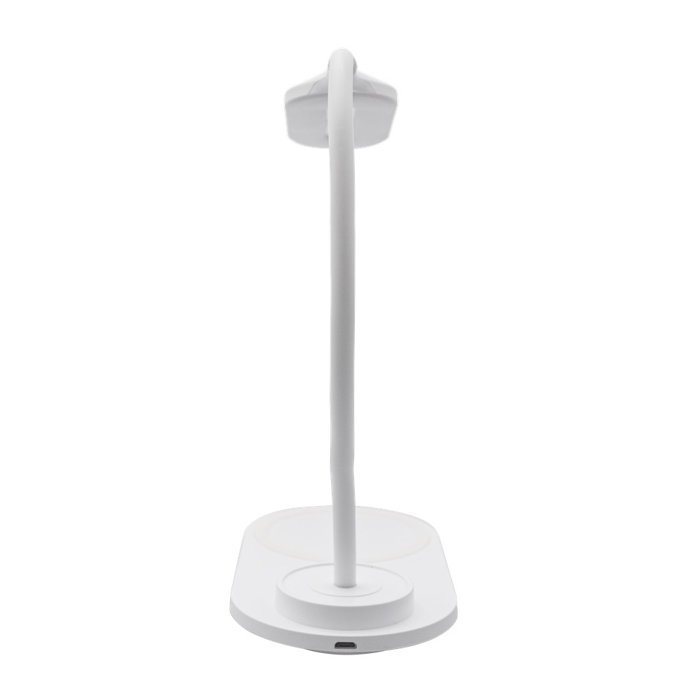 DENVER LED stolna lampa LQI-55 sa ugrađenim bežičnim QI punjačem za mobitel, WHITE