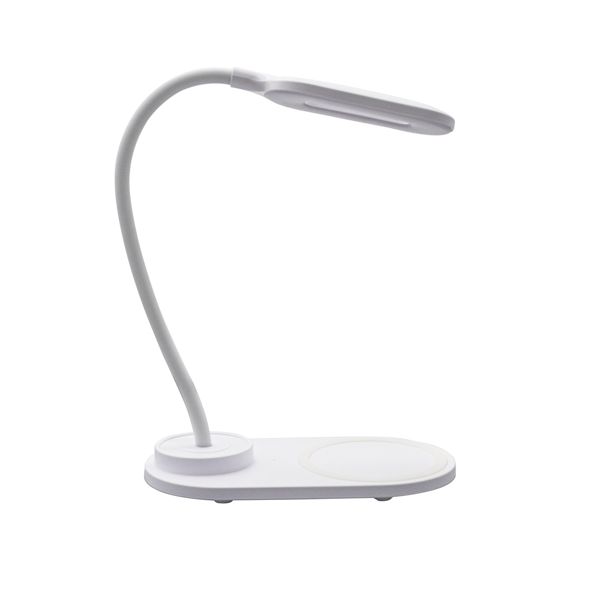 DENVER LED stolna lampa LQI-55 sa ugrađenim bežičnim QI punjačem za mobitel, WHITE
