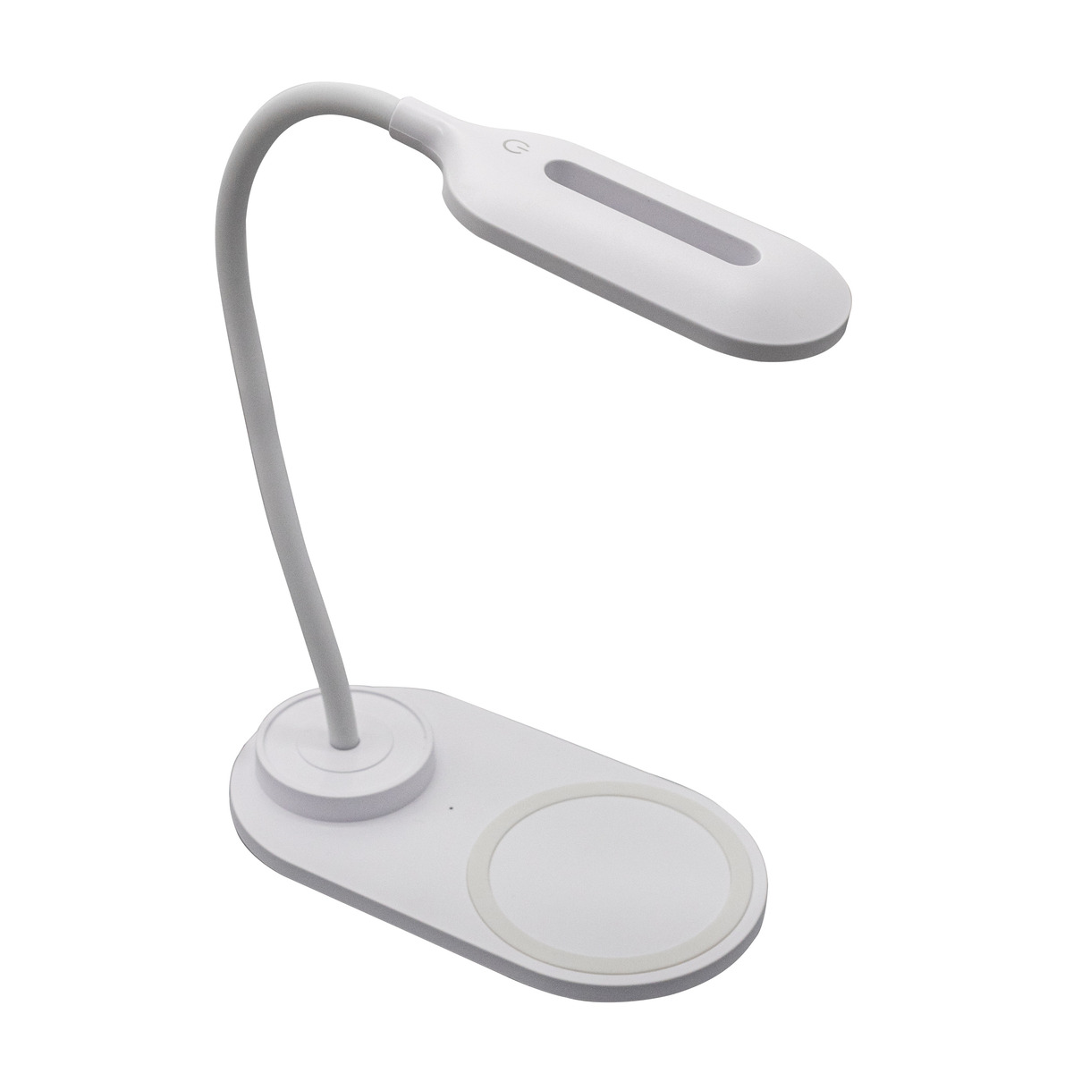 DENVER LED stolna lampa LQI-55 sa ugrađenim bežičnim QI punjačem za mobitel, WHITE