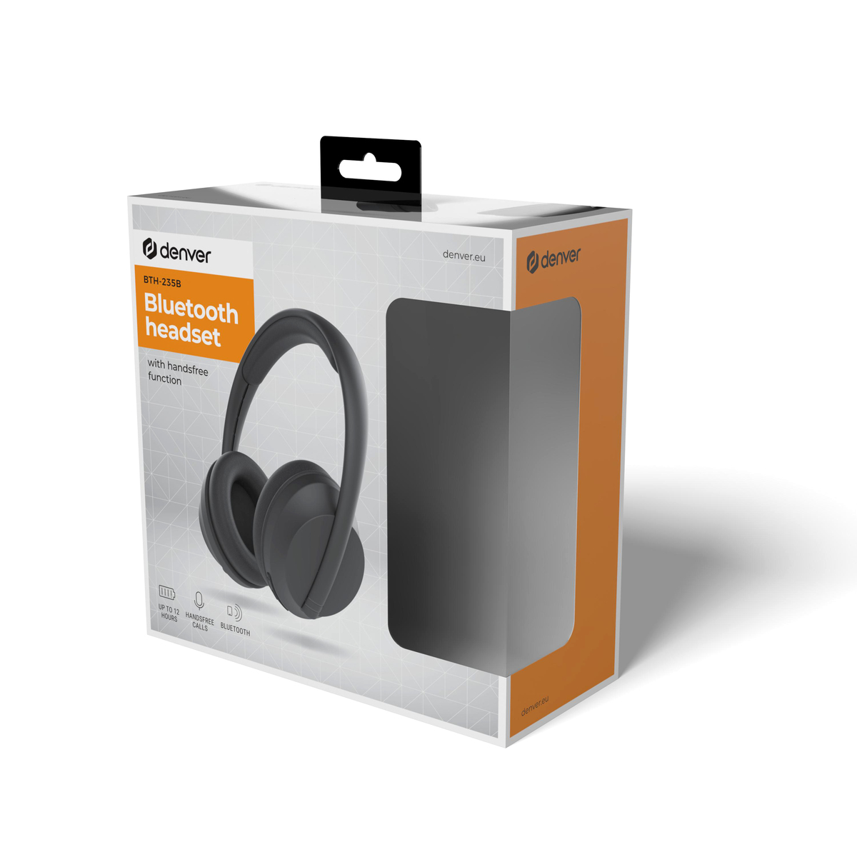 DENVER bežične slušalice on-ear, BTH-235B, BLACK