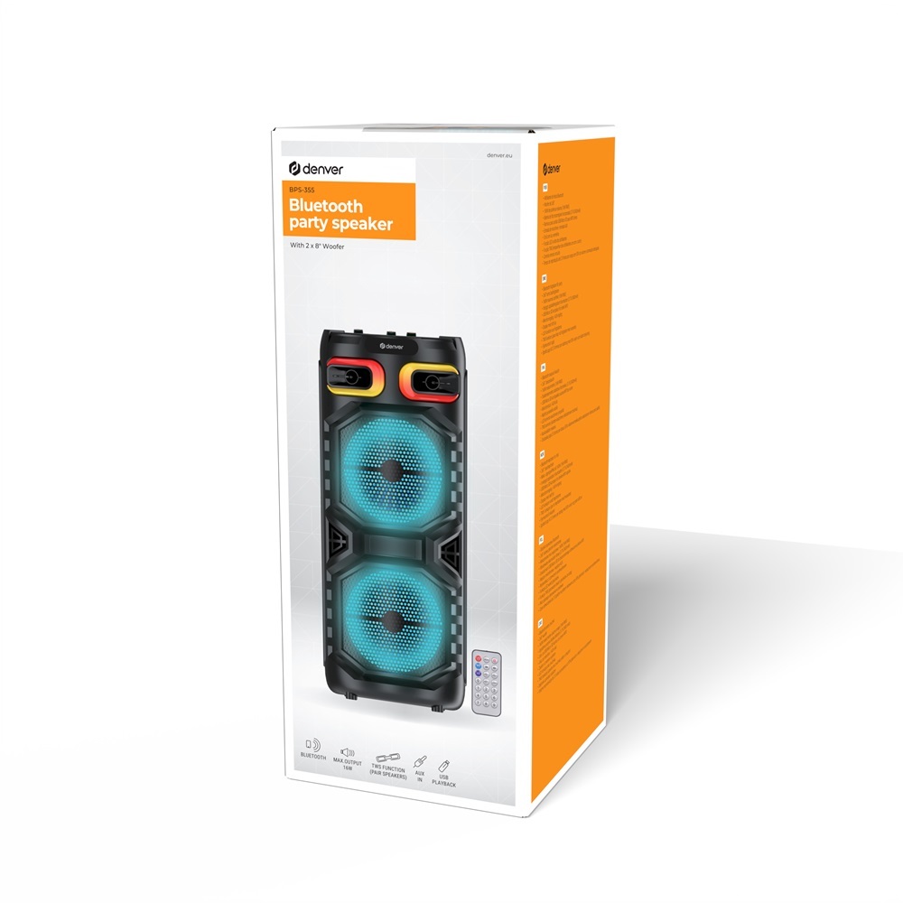 DENVER bluetooth zvučnik BPS-355, BLACK