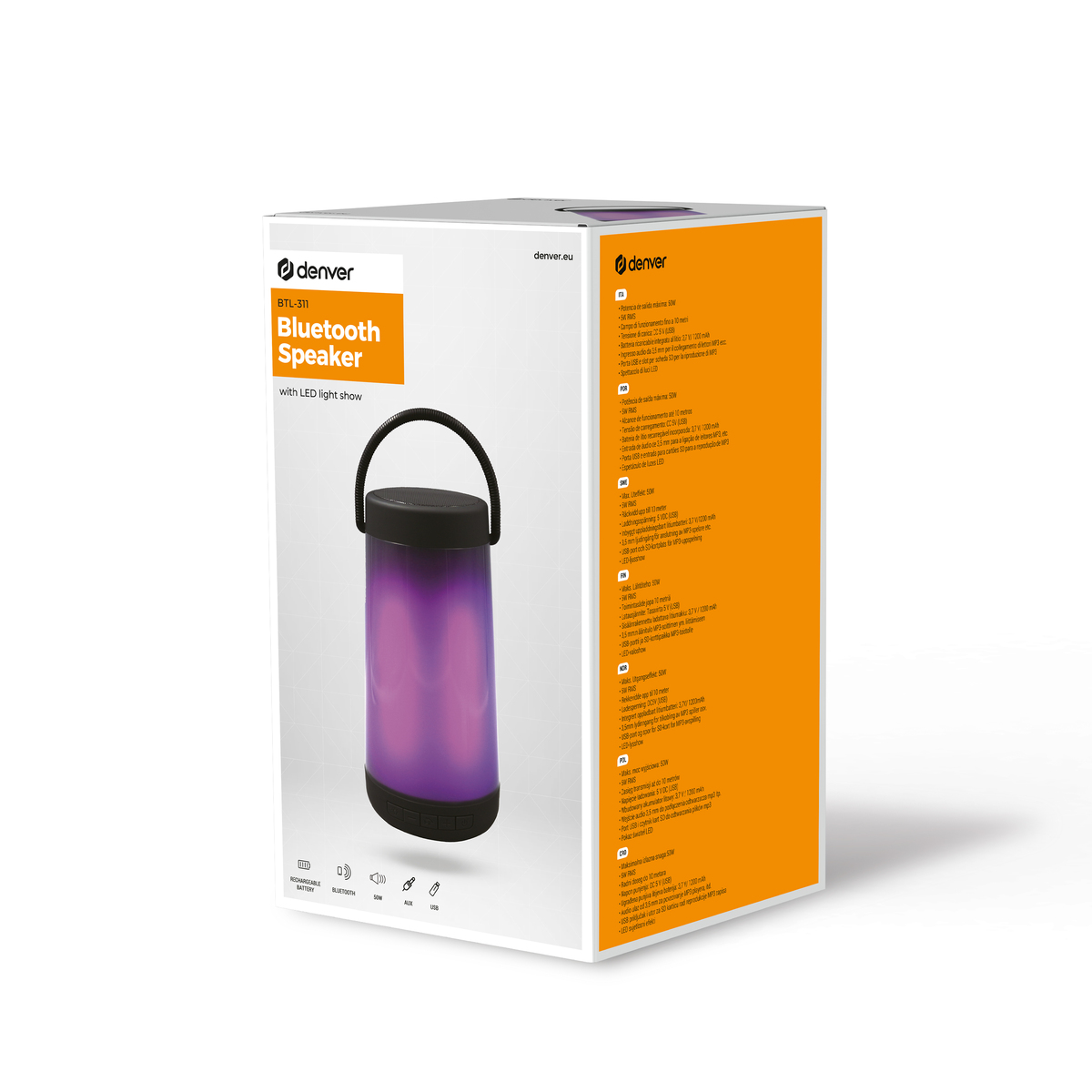 DENVER prijenosni bluetooth zvučnik BTL-311
