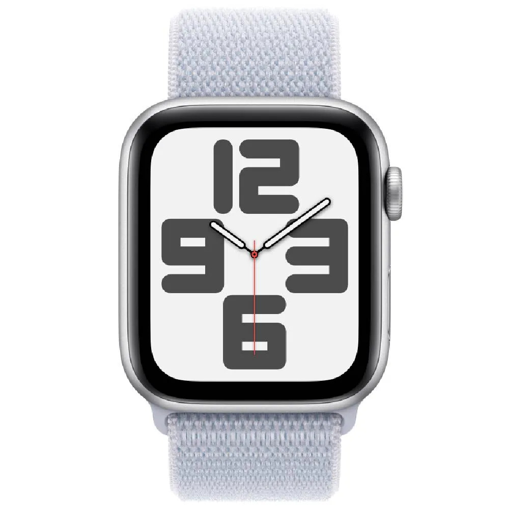 Apple Watch SE2 v3 GPS 40mm Silver Alu Case Blue Cloud Sport Loop