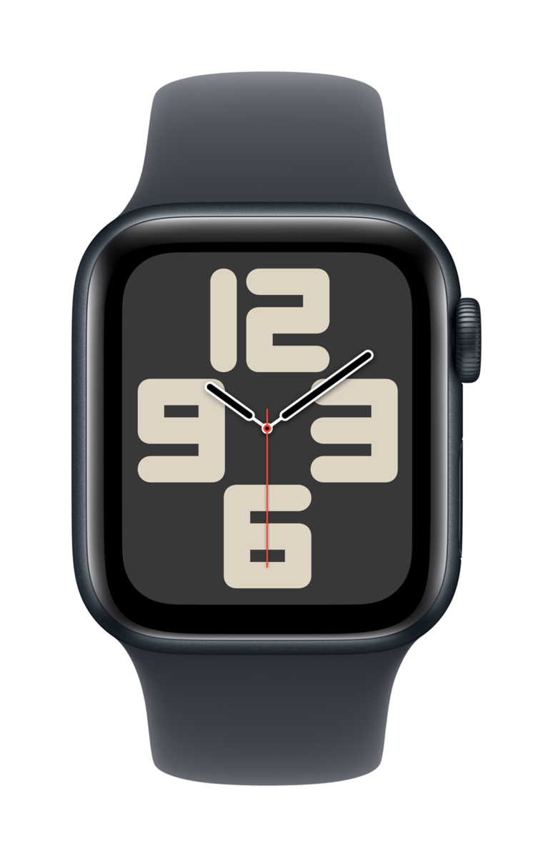 Apple Watch SE2 v3 GPS 44mm Midnight Aluminium Case Midnight Sport Band - S/M