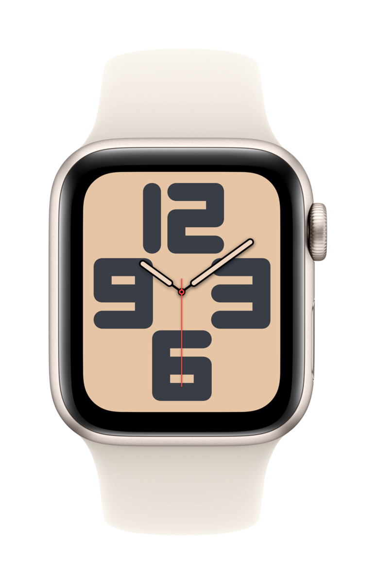 Apple Watch SE2 v3 GPS 40mm Starlight Aluminium Case Starlight Sport Band - M/L