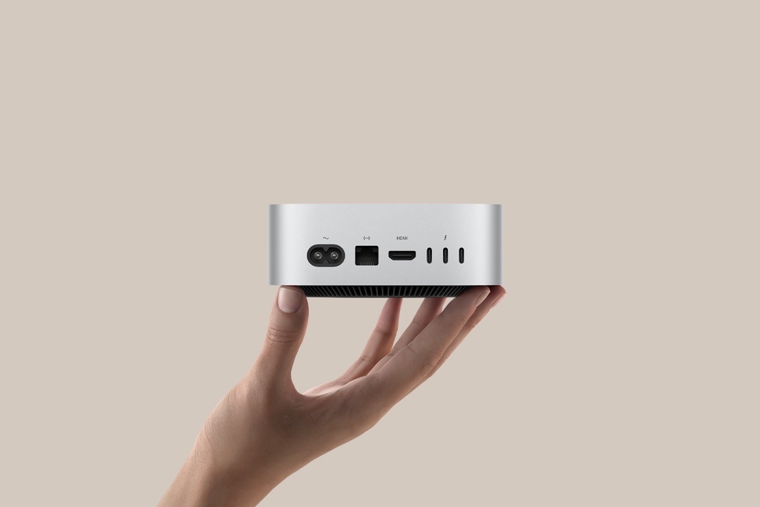 Apple Mac mini, mu9e3rc/a, M4 chip with 10‑core CPU and 10‑core GPU, 16GB RAM, 512GB SSD, Silver, računar
