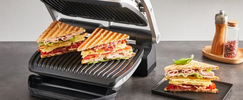 TEFAL električni roštilj GC718D10 OptiGrill+ 2000 W + Tefal hvataljke