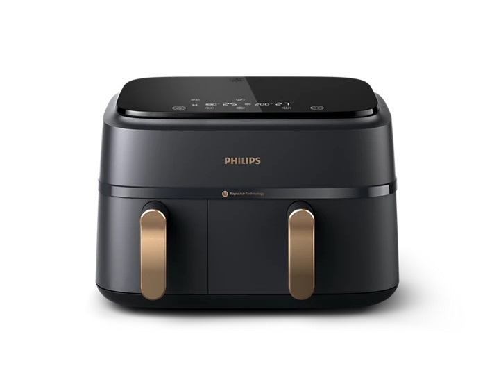 PHILIPS friteza NA352/00 Dual Basket 2750 W, 9 L