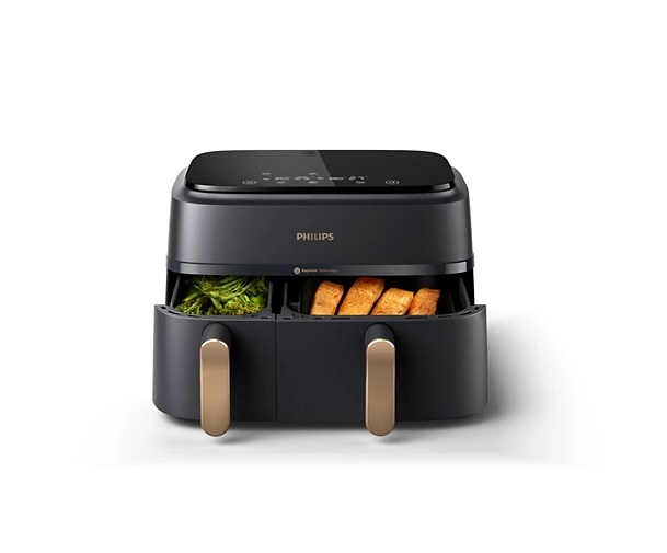 PHILIPS friteza NA352/00 Dual Basket 2750 W, 9 L
