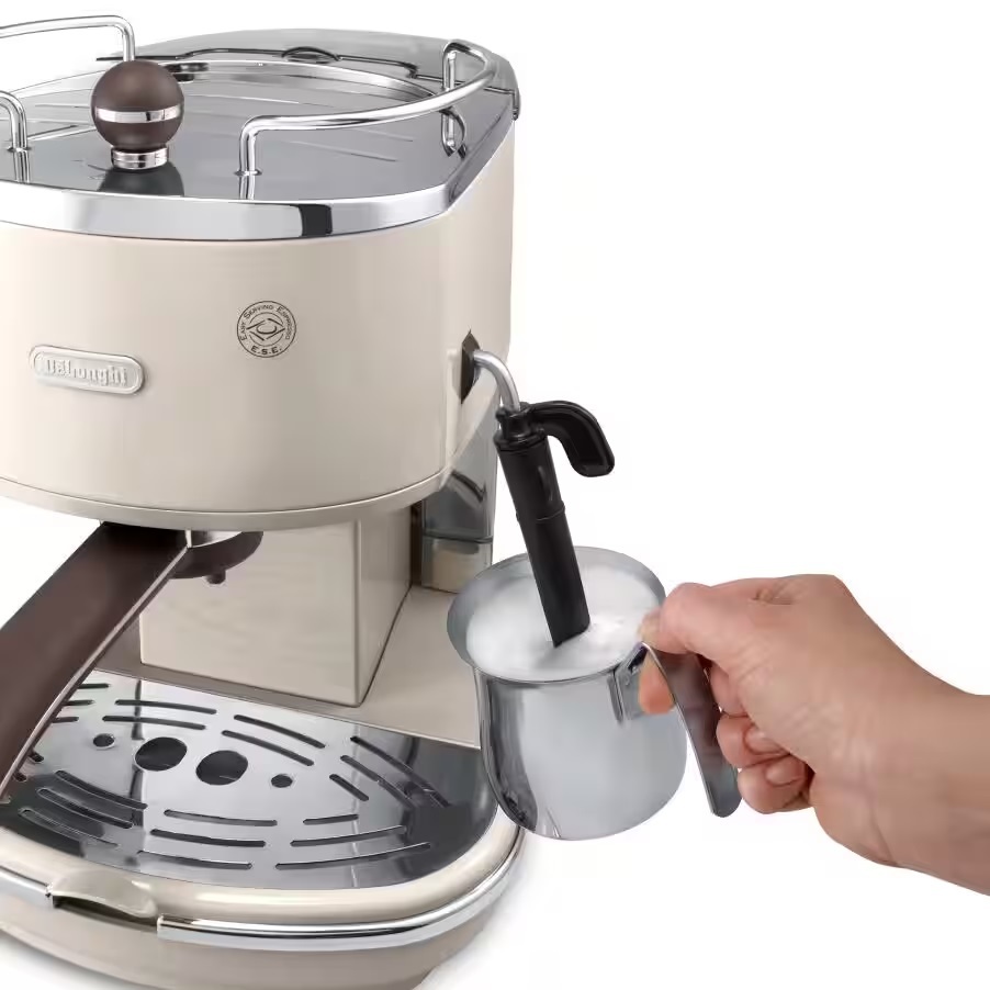 DeLonghi aparat za espresso kafu ECOV311.BG Icona Vintage ručni, bež