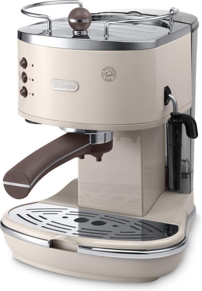 DeLonghi aparat za espresso kafu ECOV311.BG Icona Vintage ručni, bež