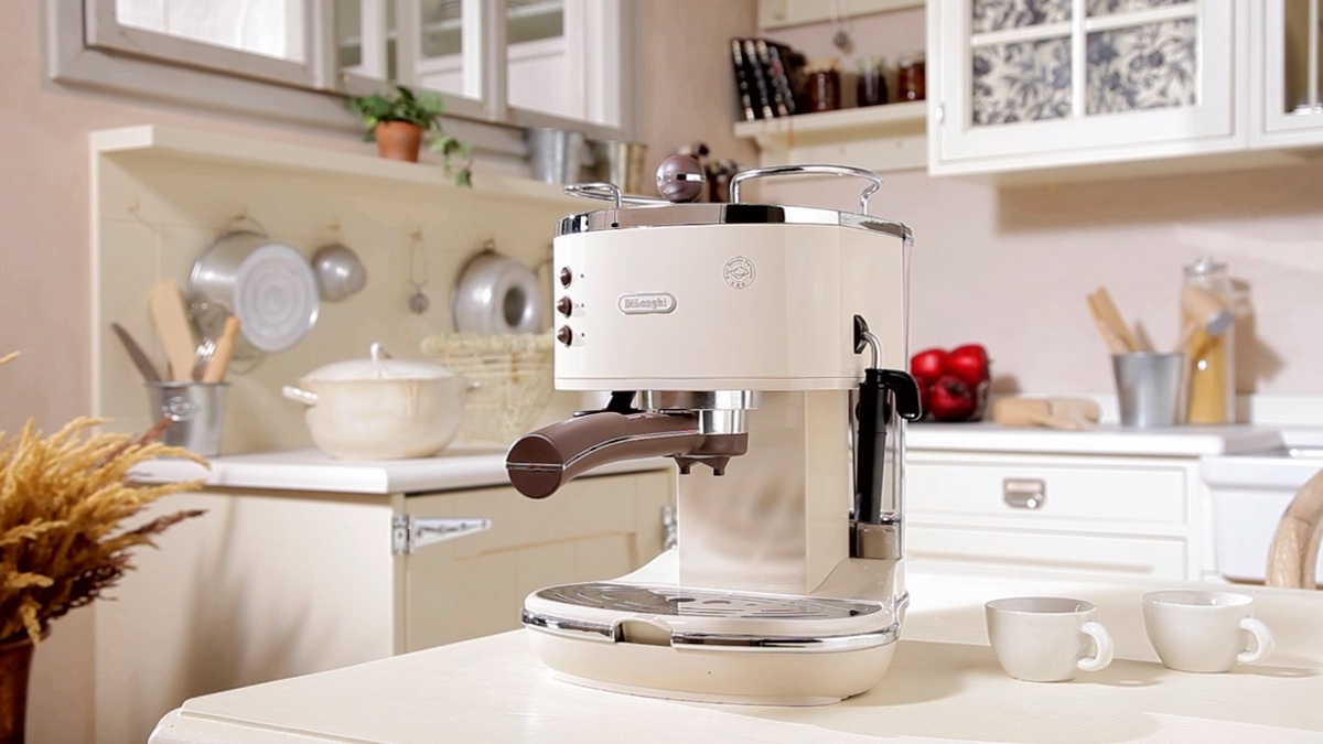 DeLonghi aparat za espresso kafu ECOV311.BG Icona Vintage ručni, bež