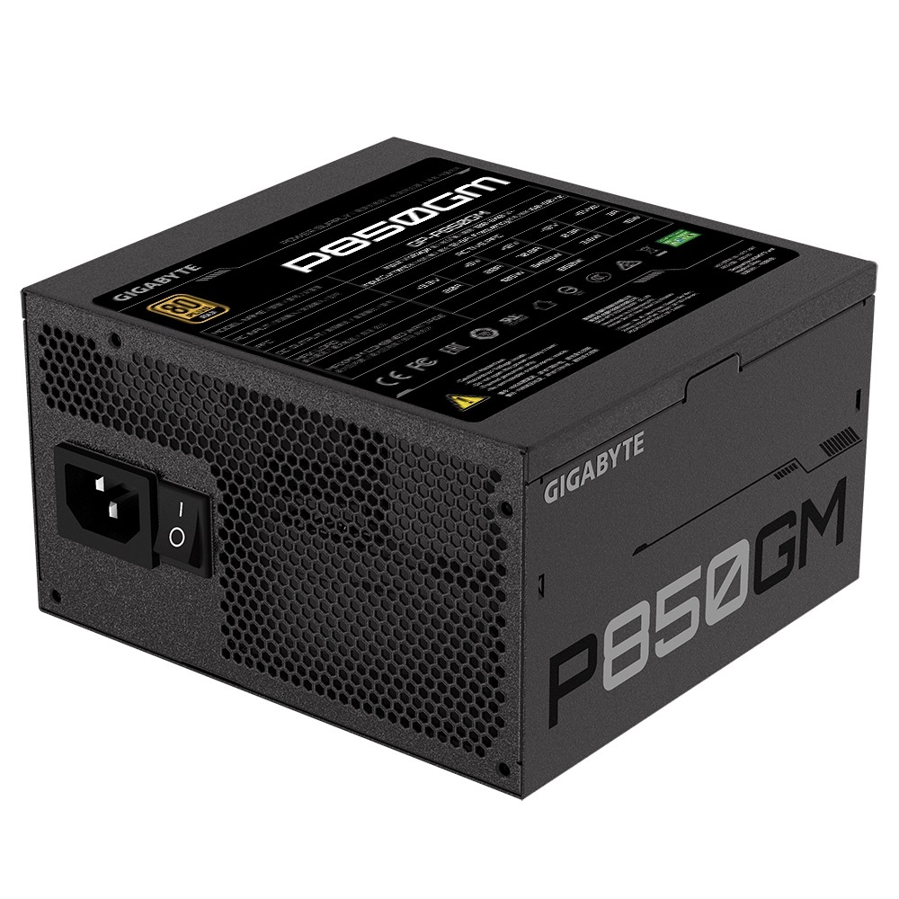 Gigabyte napajanje 850W Gold Modular80+ GOLD; Fully Modular8xSATA,4xPCIe 6+2 Pin, 1xFloppy;