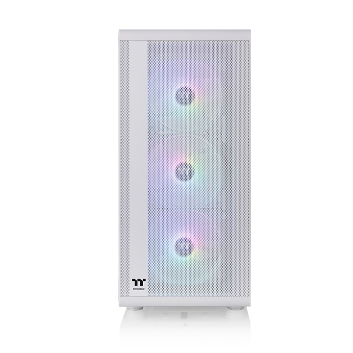 Thermaltake kućište S200 TG ARGB Snow Mid tower, 3x ARGB 120mm Lite front fans