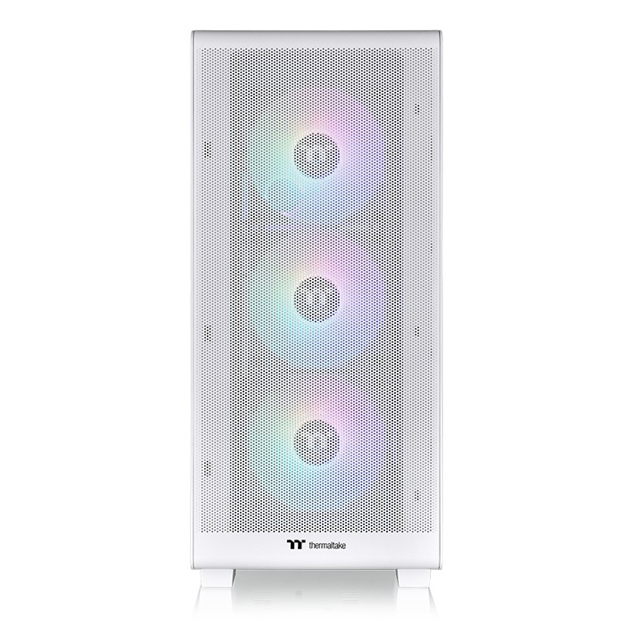 Thermaltake kućište S250 TG ARGB Snow Mid tower case, white, 4x CT120 ARGB white fans