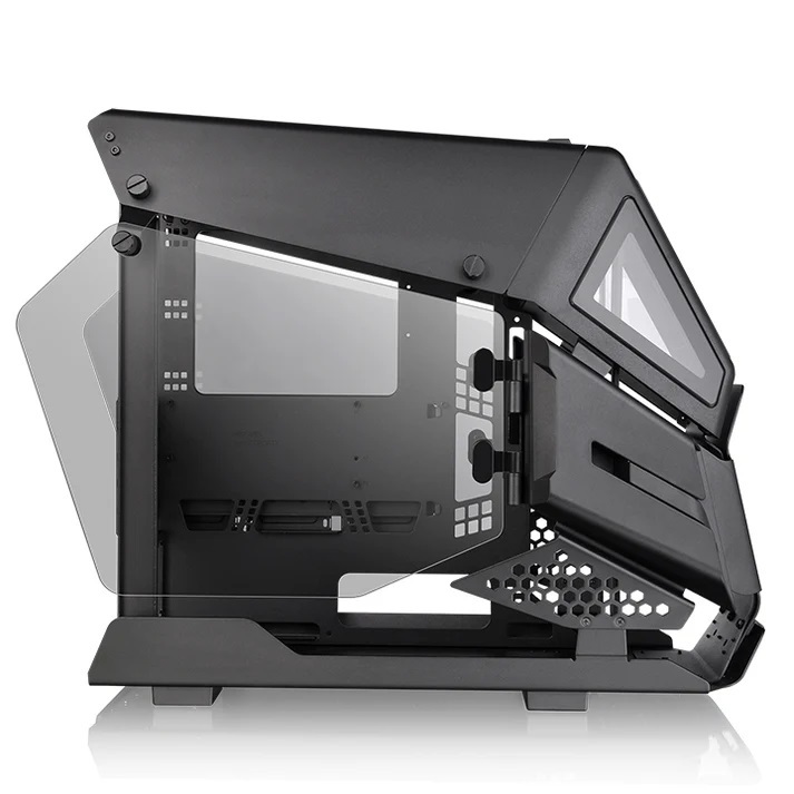 Thermaltake kućište AH T200 Black mATX, 2x TG panels