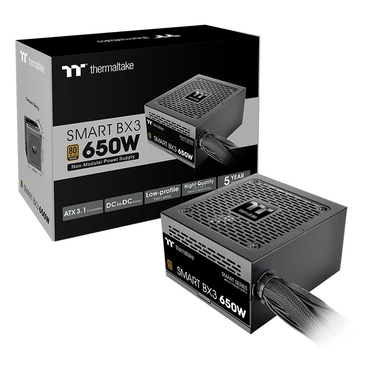 Thermaltake napajanje Smart BX3 650w Bronze, non modular PSU, 80+,ATX 3.1