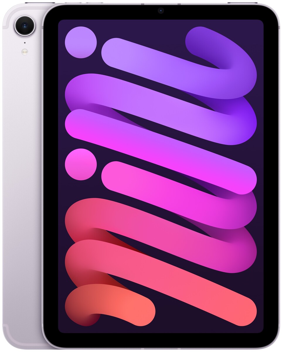 Apple iPad mini 8.3" (A17 Pro) Wi-Fi+Cellular 128GB - Purple, mxpr3hc/a