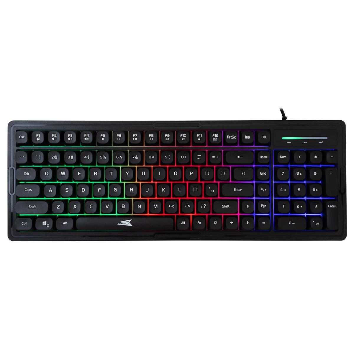 WHITE SHARK BARACUDA gaming set miš i tastatura ORCA crna žična US layout
