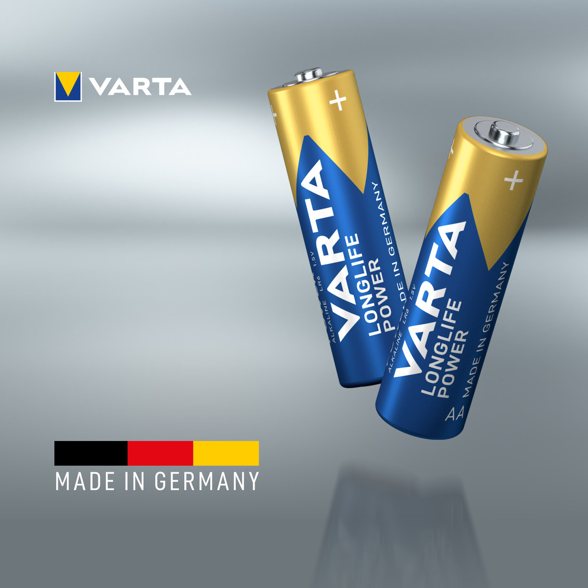 VARTA LONGLIFE POWER alkalna baterija LR06, AA, 1,5V, 40/1 kom. pakovanje, made in Germany
