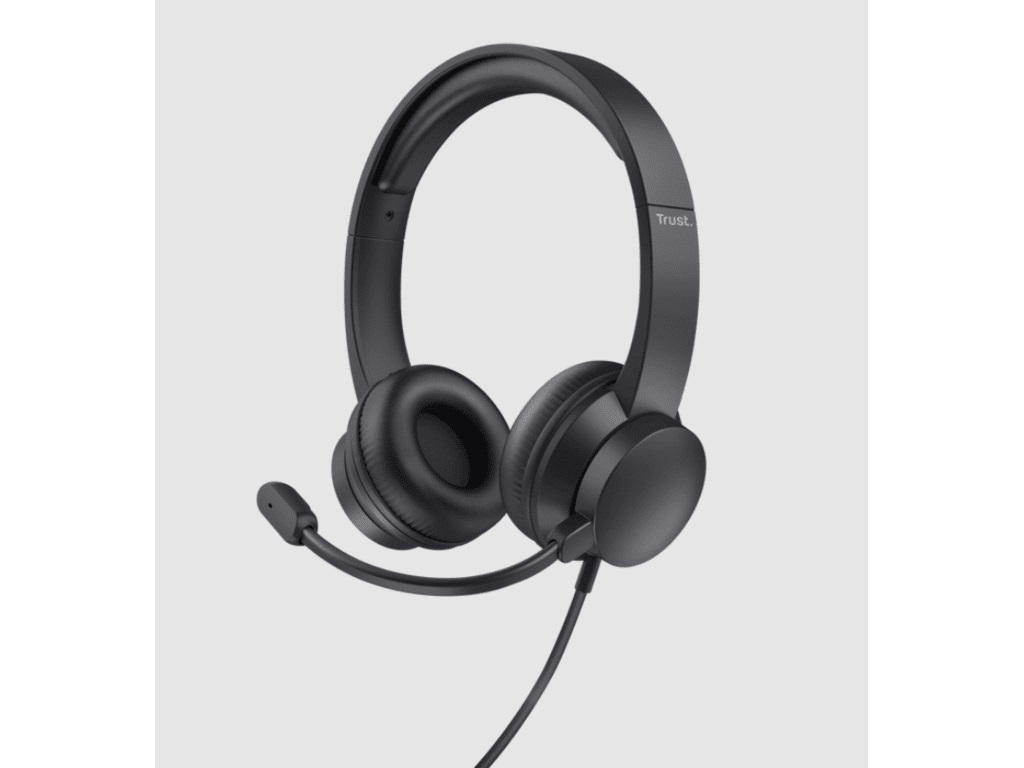 Trust slušalice Ayda PC ,žičane, 3.5 mm, stereo, on-ear, crne