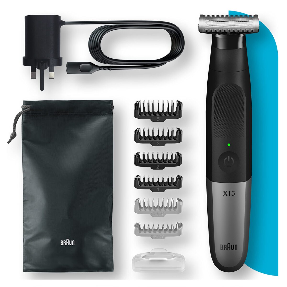 BRAUN trimer XT5100 za lice i tijelo, 4D-flex oštrica