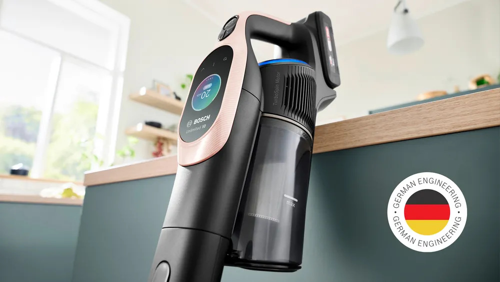 BOSCH štapni usisivač BBS1041RBA Unlimited 10, vrijeme rada do 80 min.