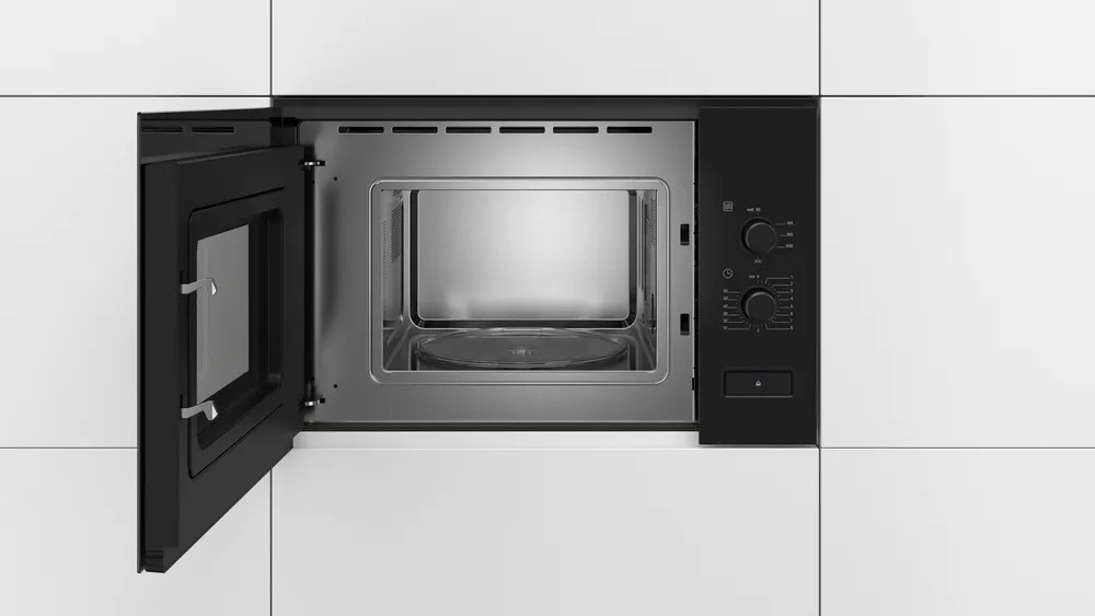 BOSCH mikrovalna pećnica BFL520MB0 ugradbena, snaga mikrovalova: 90, 180, 360, 600, 800 W, 20 L