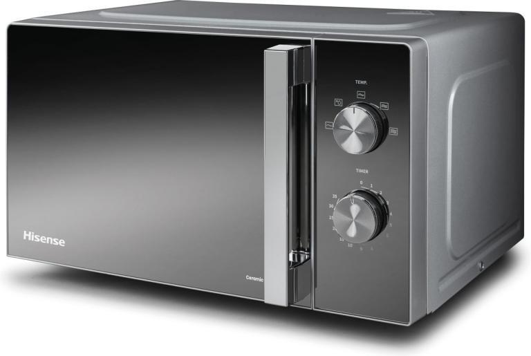 HISENSE mikrovalna pećnica H20MOMCP1H, zapremina 20 L, 700 W, siva