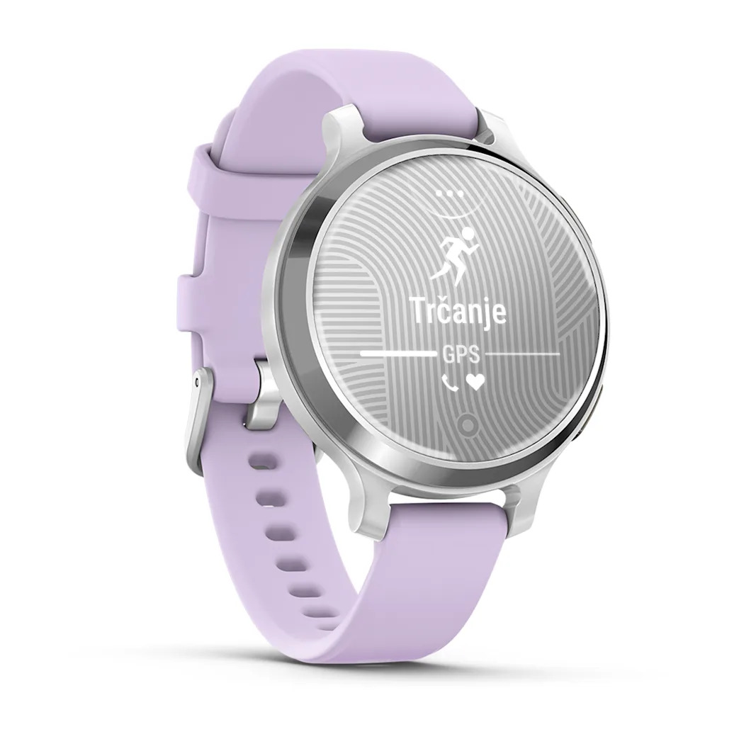 GARMIN Lily 2 Active pametni sat, 38 mm, Silver/Jasmine Purple, 010-02891-01