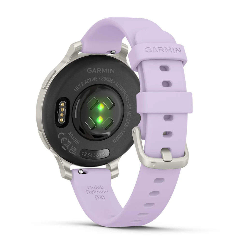 GARMIN Lily 2 Active pametni sat, 38 mm, Silver/Jasmine Purple, 010-02891-01
