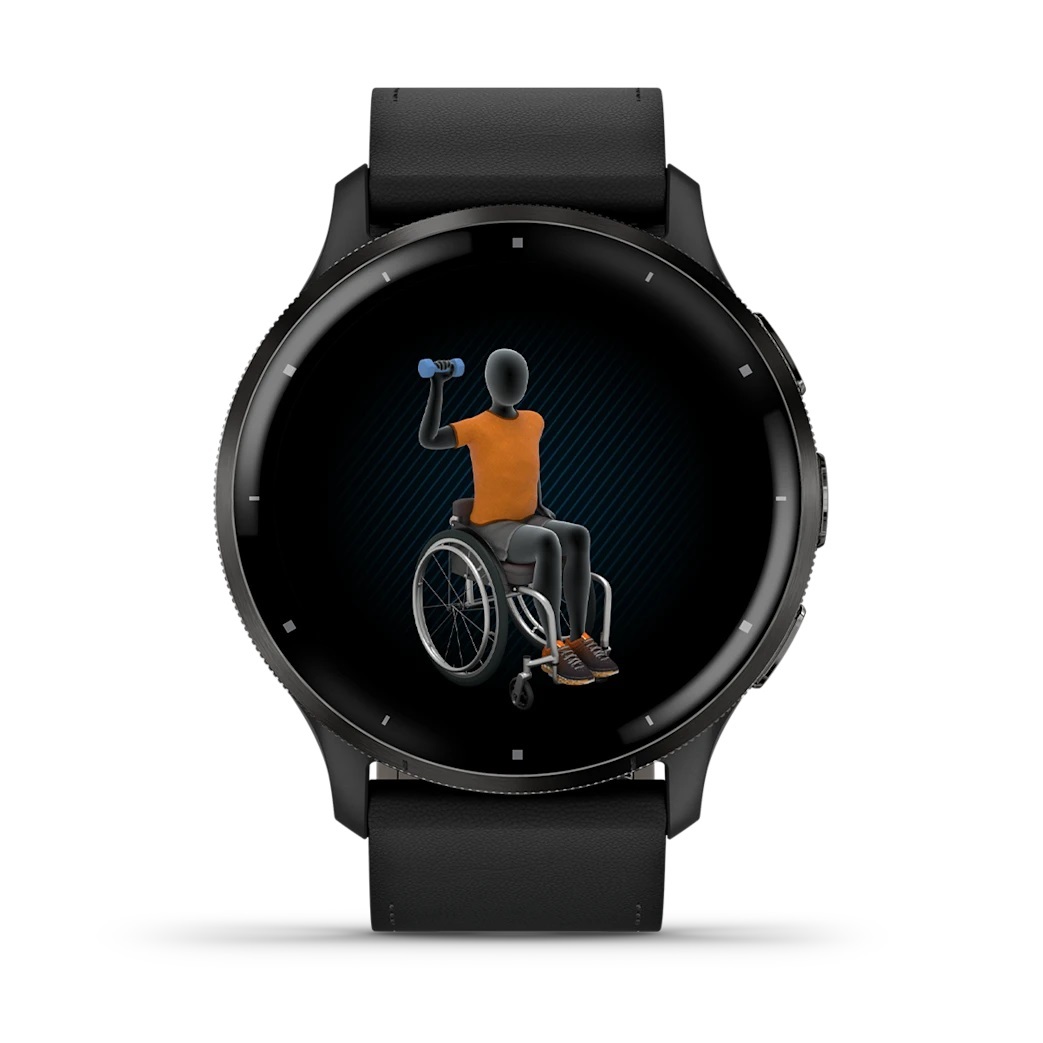 GARMIN Venu 3 pametni sat, 45 mm, Slate Stainless Steel, 010-02784-52