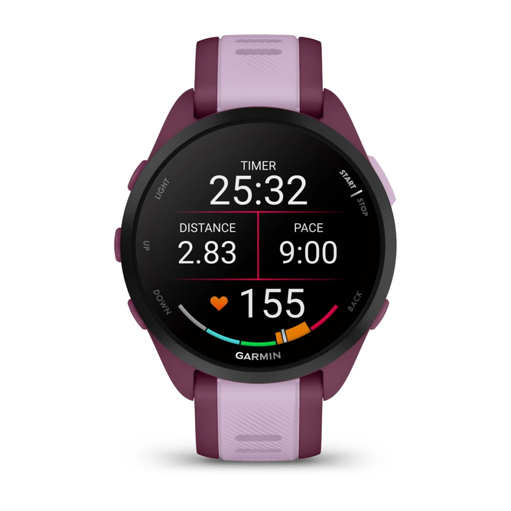 GARMIN Forerunner 165 Music pametni sat, 43 mm, Berry/Lilac, 010-02863-33