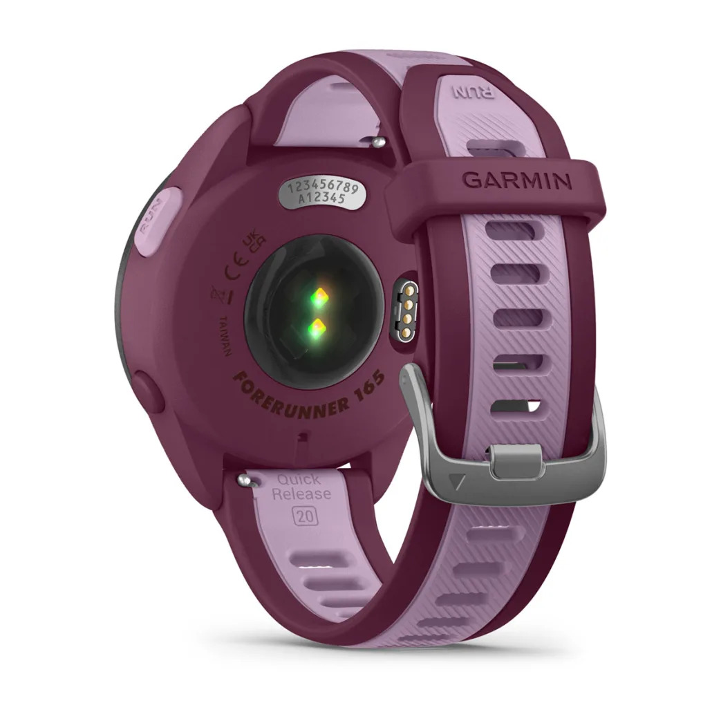 GARMIN Forerunner 165 Music pametni sat, 43 mm, Berry/Lilac, 010-02863-33