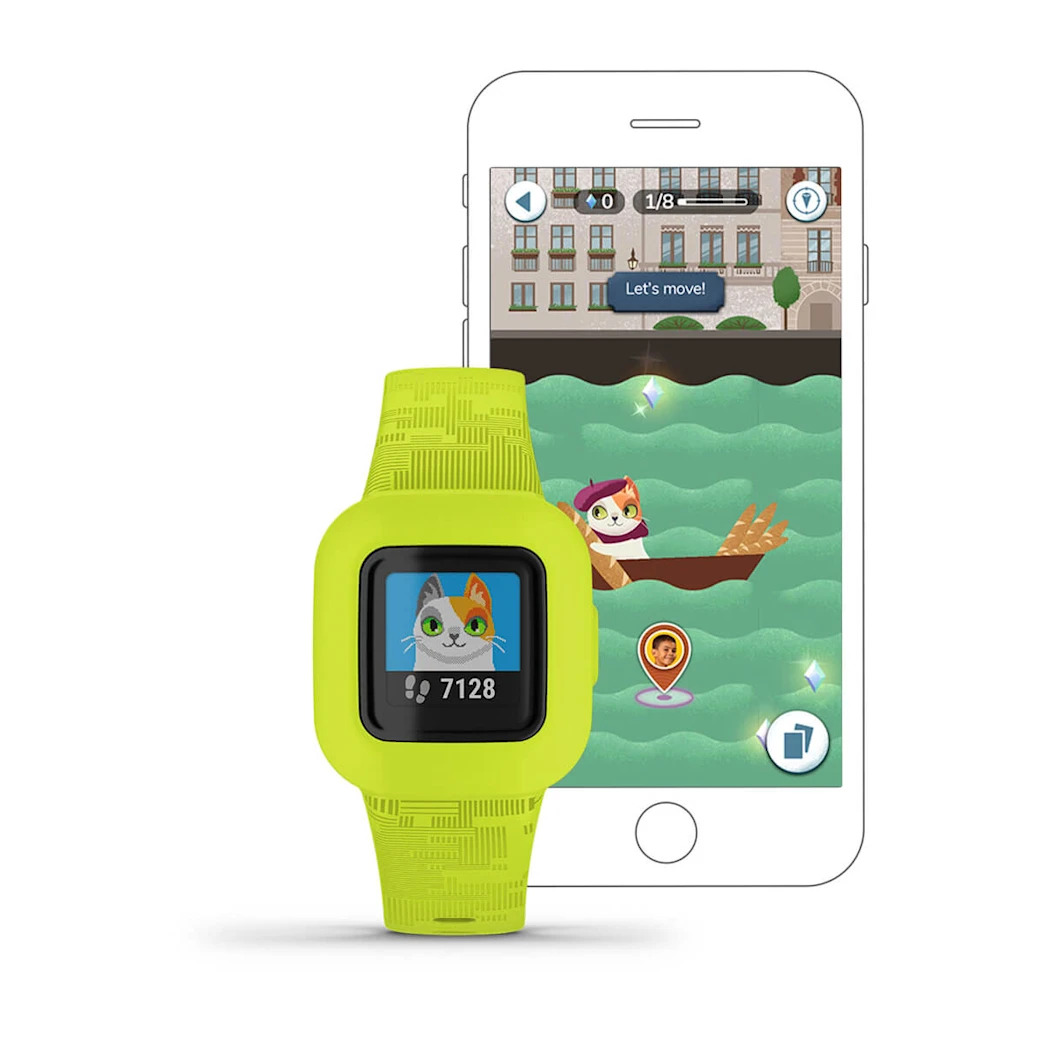 GARMIN Vivofit jr. 3 fitness narukvica za djecu, žutozelena, 010-02441-00