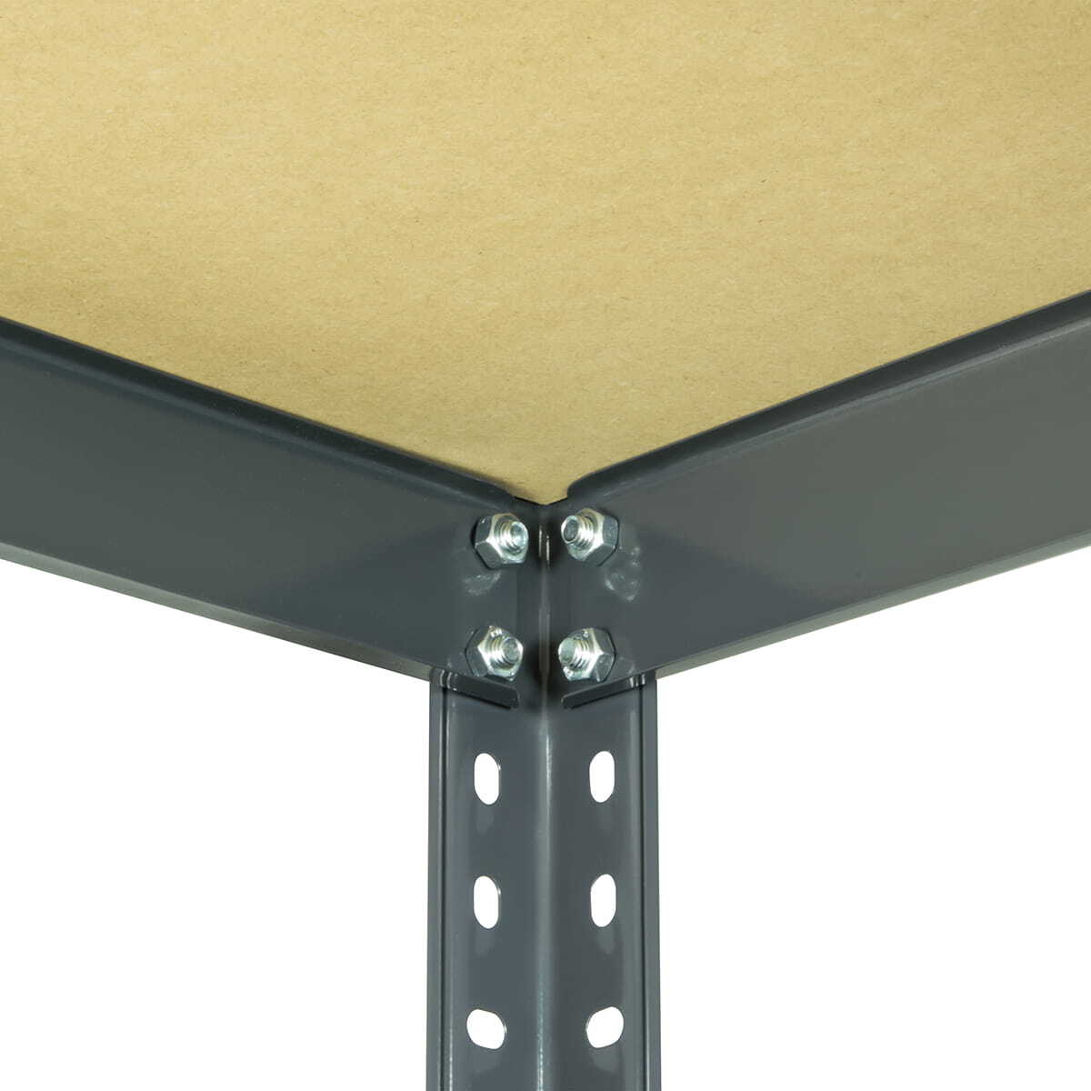 Polica metal/drvo 180 X 90 X 40 cm 5 polica/ nosivost 875 kg Black Frozen