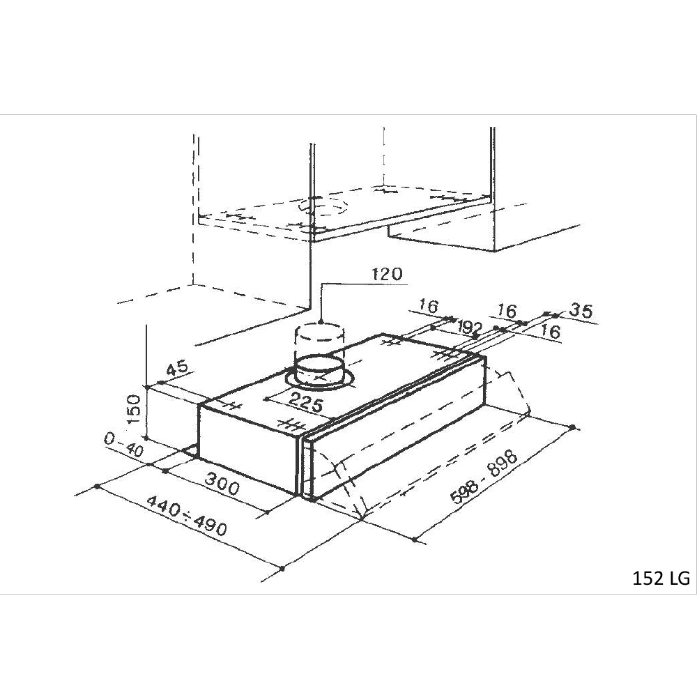 Faber napa 152 SRM LG A60