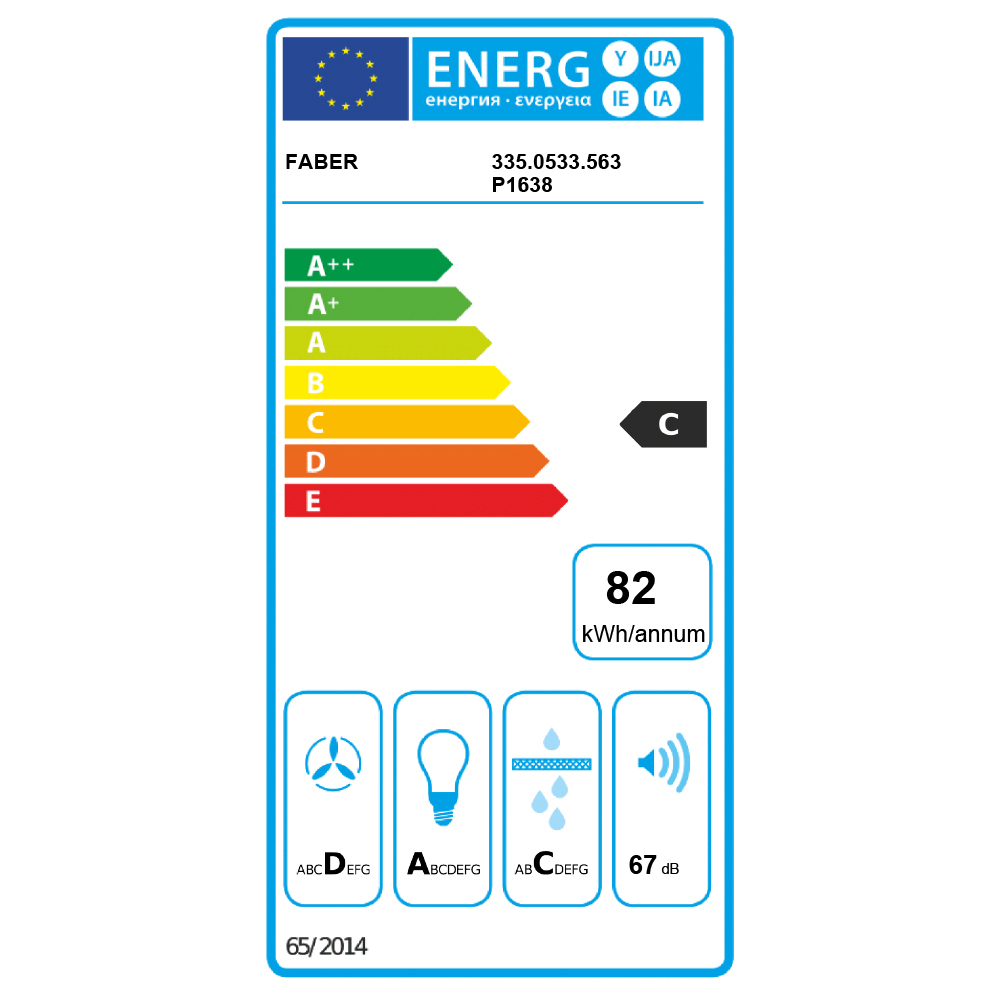 Faber napa Lithos EG6 BK A45