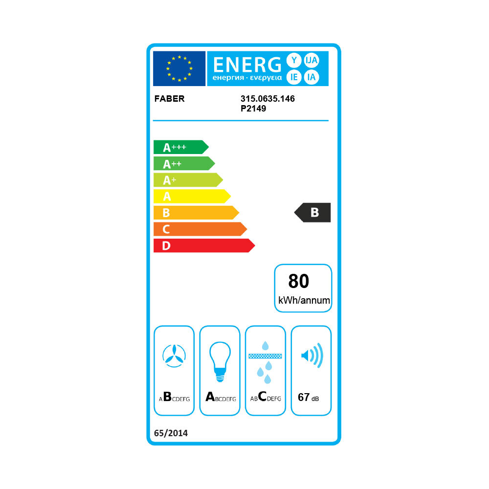 Faber napa Maxima NG Touch EV8 LED X A60