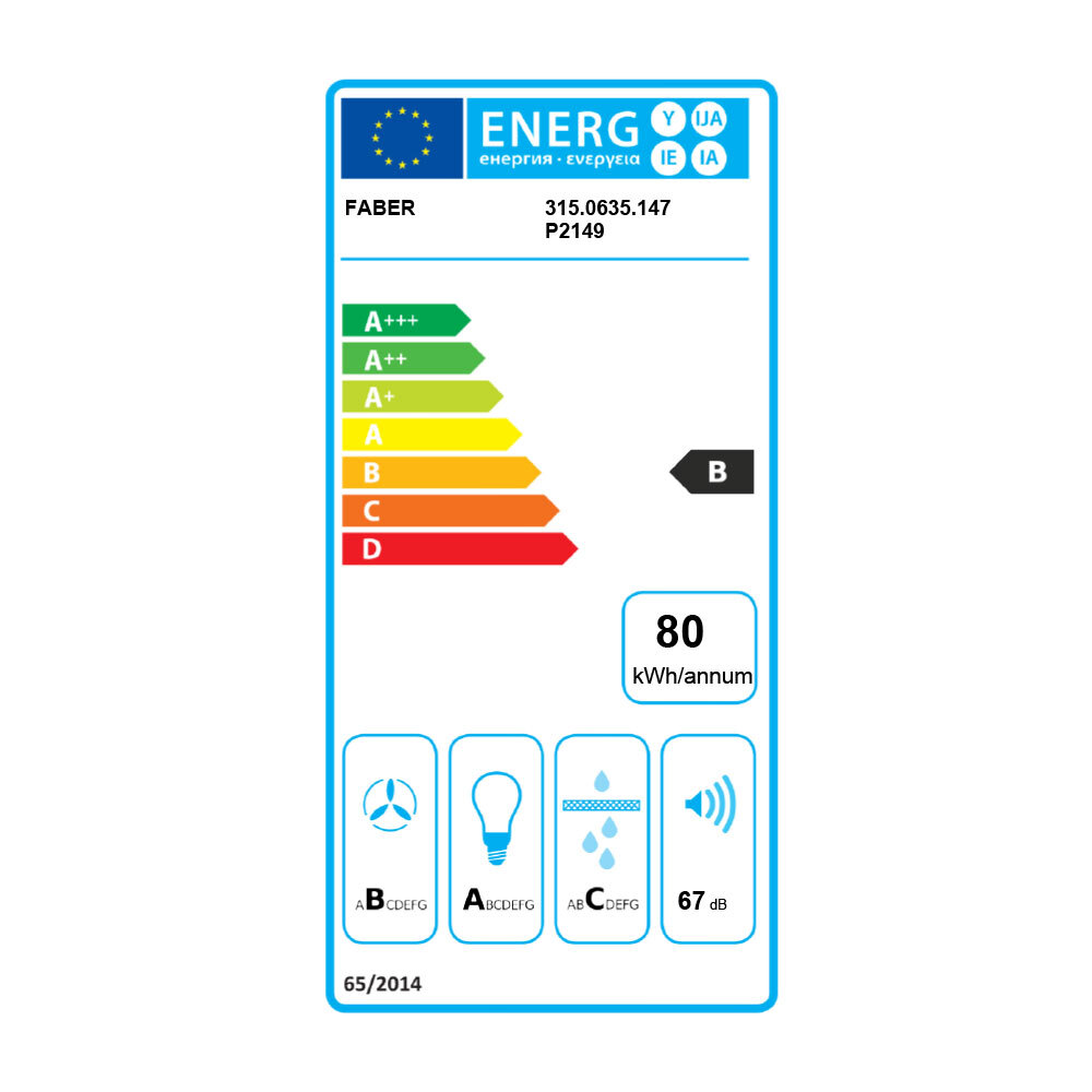 Faber napa Maxima NG Touch EV8 LED X A60
