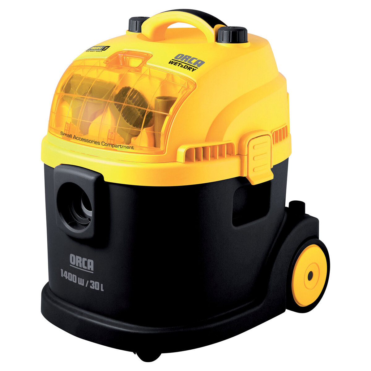 SENCOR usisivač s vrećicom SVC 3001YL ORCA za mokro i suho usisavanje, 1400 W