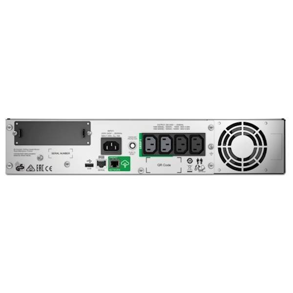 APC Smart-UPS,1000VA, Rckm 2U, 230V, 4x IEC C13, SmartConnect Port+SmartSlot, AVR, LCD