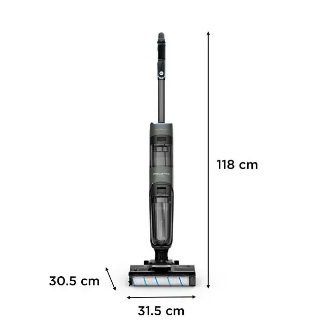 ROWENTA štapni usisivač GZ5035WO X-Clean 4, 2 u 1 za mokro i suho usisavanje i pranje