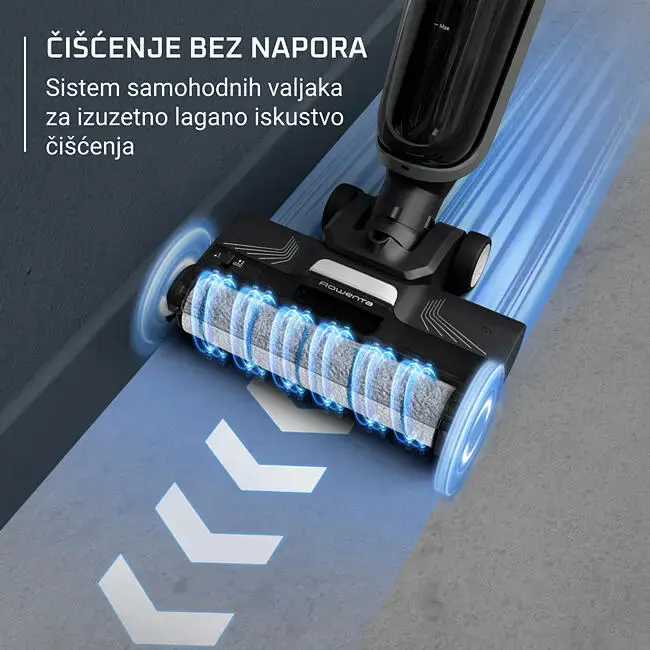 ROWENTA štapni usisivač GZ5035WO X-Clean 4, 2 u 1 za mokro i suho usisavanje i pranje