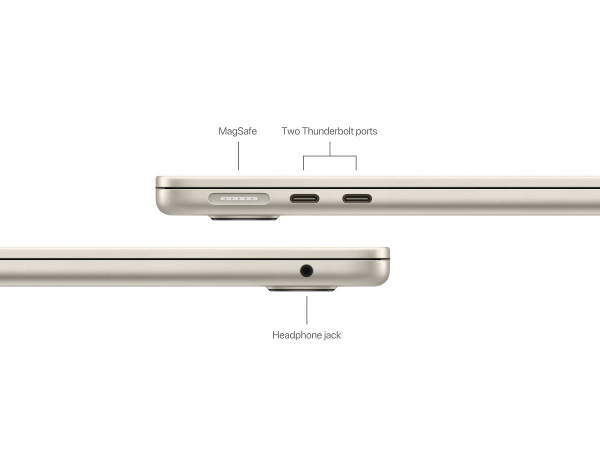 Apple MacBook Air, mw0y3cr/a, 13,6 Retina 500nits, M4 10-Core, 16GB RAM, 256GB SSD, Apple Graphics, Starlight, laptop