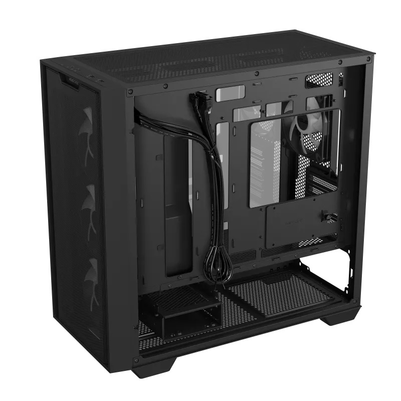 ASUS kućište A21 PLUS TG ARGB BLACK 4x 120mm ARGB fans, micro ATX Mini-ITX,