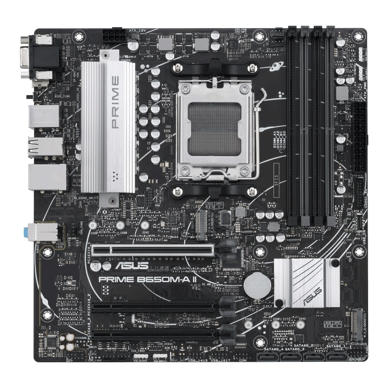 ASUS matična ploča PRIME B650M-A II-CSM AMD B650;AM5;4xDDR51x VGA,1x HDMI,1x DP,RAID,microATX