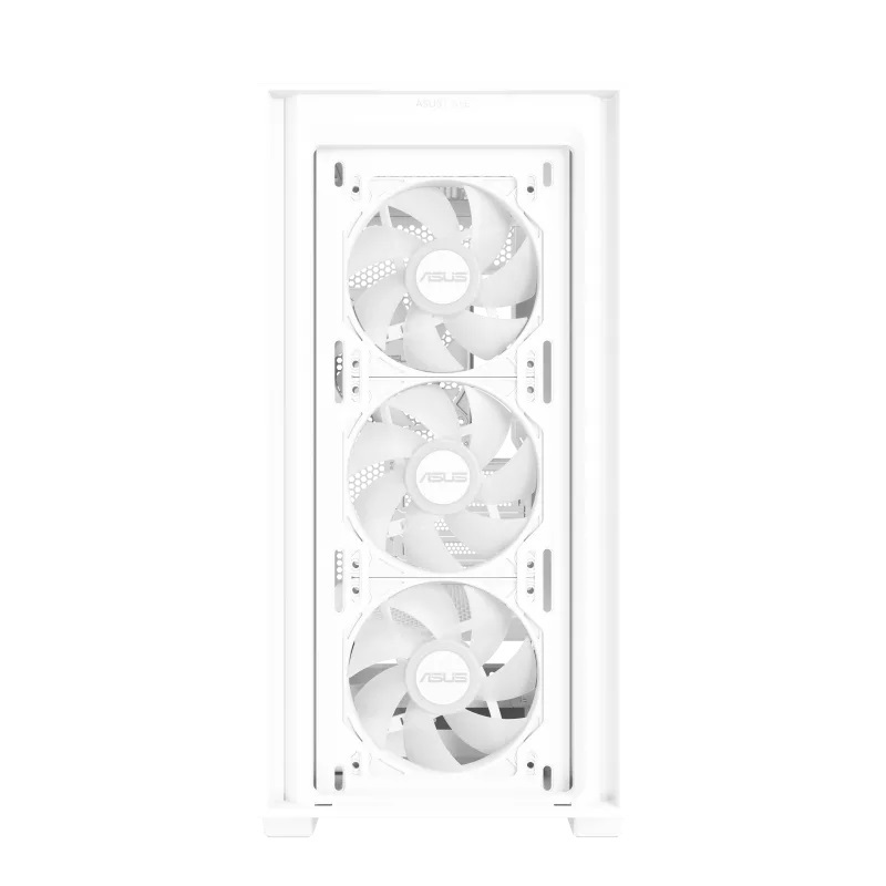 ASUS kućište A21 PLUS TG ARGB WHITE 4x 120mm ARGB fans, micro ATX Mini-ITX,