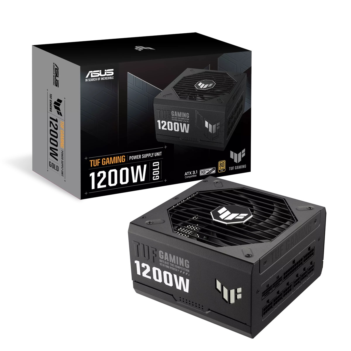 ASUS napajanje PSU TUF-GAMING-1200G 1200W 80Plus Gold;Full modular1x16pin;4x8 pin;5 x SATA