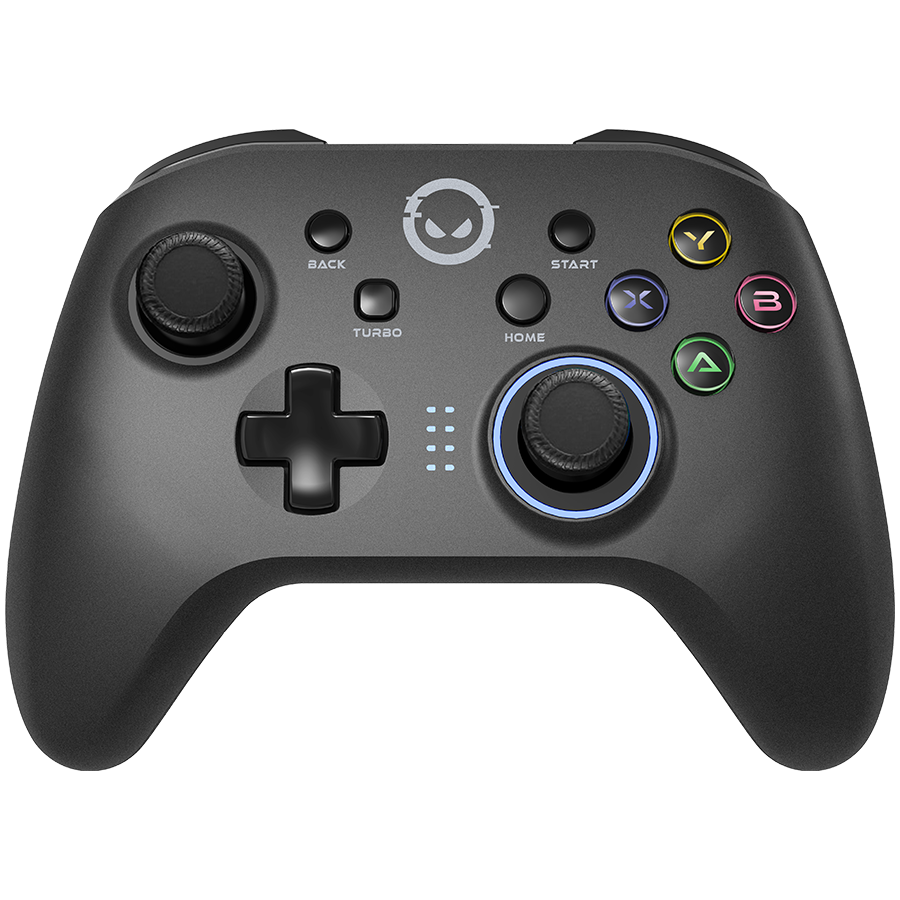 LORGAR gamepad TRIX-510, Gaming controller, Black, BT5.0 Controller with built-in 600mah battery,6 axis motion sensor support nintendo switch ,android,PC, IOS13, PS3